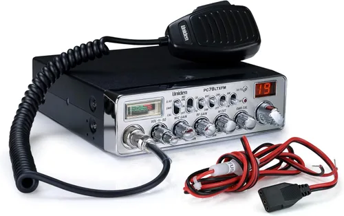 Miniatura 5 de Uniden PC78LTXFM Radio CB Profesional de 40 canales con modo dual AM/FM, medidor SWR integrado, función PA/CB, corte alto, control de ganancia