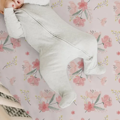 Miniatura 4 de BROLEX Sábanas bajeras para cuna de bebé: Sábanas para cuna infantil - Juego de 2 para colchón de cuna de tamaño estándar para niños y niñas - Pink