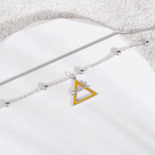 Miniatura 9 de CHIC & ARTSY Tobilleras de plata de ley S925 para mujer, pulsera de tobillo ajustable multicapa para playa, joyería de verano para mujer, de 10 a 11