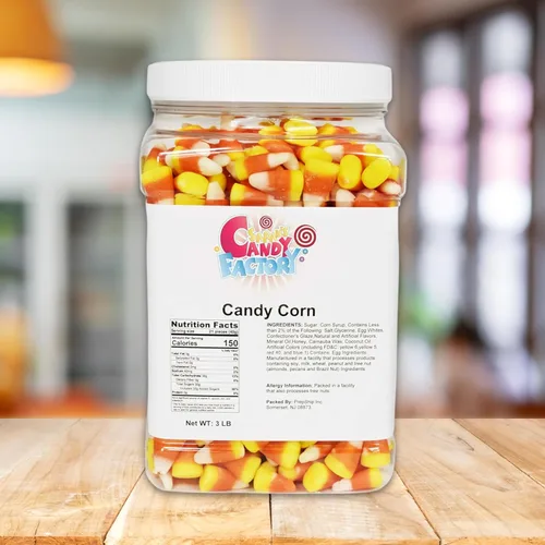 Miniatura 6 de Sarahs Candy Factory Candy Corn en Frasco, 3 Libras
