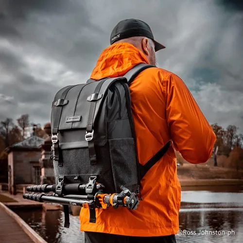Miniatura 2 de K&F Concept Mochila para Cámara, Bolsas de Cámara para Fotógrafos Cámaras Dslr Compatible con Canon Nikon Sony DJI Mavic Drone, Bolsa de Gran gris