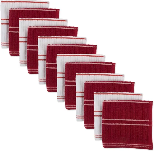 Miniatura 17 de 6 toallas absorbentes para cocina J & M Home Fashions Rojo