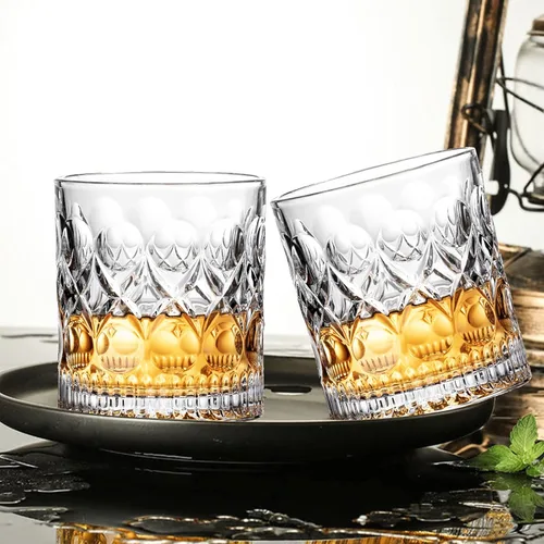 Miniatura 4 de Vaso de whisky, vaso de whisky antiguo de 10 onzas, caja de regalo para whisky escocés, bourbon y vodka, etc., perfecto para fiestas, bares