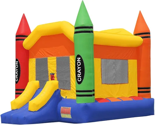 Miniatura 2 de Casa inflable de saltar de alta calidad creyón rebotante de grado comercial con soplador.