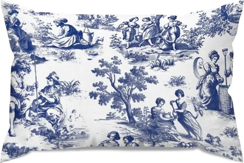 Miniatura 83 de ArogGeld Fundas de Almohada Euro Sham Florales Verde y Blanco Gris Estilo Chinoiserie Funda de Almohada Asiática Funda de Cojín Decorativo 18x18