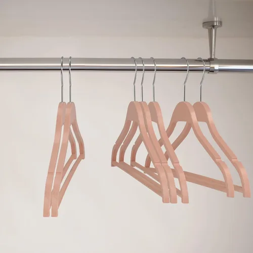 Miniatura 5 de Elama Home 20 piezas Perchas biodegradables en rosa (ELH-20)