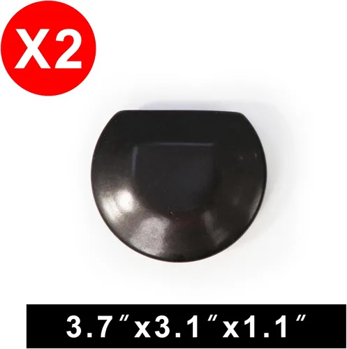 Miniatura 9 de Master Massage Juego de 2 piedras calientes circulares circulares grandes de tres cuartos – Puntos de gatillo y herramientas de acupresión – Piedra
