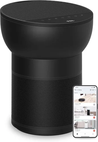 TCL Breeva - Purificadores de aire A2 para dormitorio del hogar con ionizador de hasta 441 pies cuadrados, modo automático, filtro HEPA verdadero