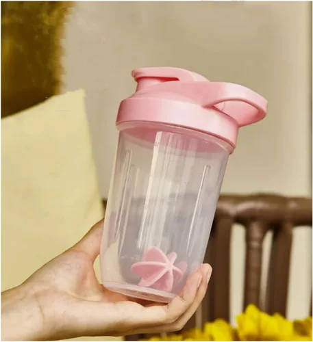 Miniatura 11 de ChezMax Shaker Bottle for Protein Powder (BPA free),PP5 Leakproof Mixer Cup with Built-In Mixing Blade, Portable Workout Shaker for Protein, Negro