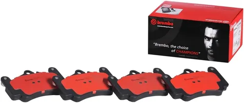 Brembo P65011N Juego de pastillas de freno de disco delantero de cerámica premium PORSCHE OE# 99635194910