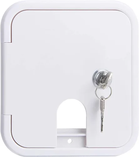 Miniatura 3 de LCGP Puerta de Acceso para RV Cable Eléctrico Cable de Alimentación para Remolque Escotilla de Cable Puerta de Almacenamiento de Manguera para Negro