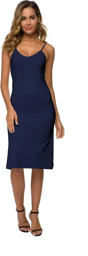 Miniatura 2 de Vestido largo con tirantes delgados para mujer