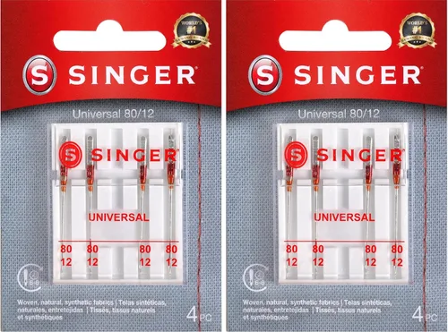 Miniatura 8 de SINGER Agujas universales para máquina de coser de bordado, 80/12, 5
