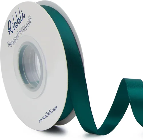 Miniatura 57 de Ribbli - Cinta de satén de doble cara dorada, 1 pulgada x 25 yardas, uso para ramo de lazos, envoltura de regalos, decoración de boda Dorado