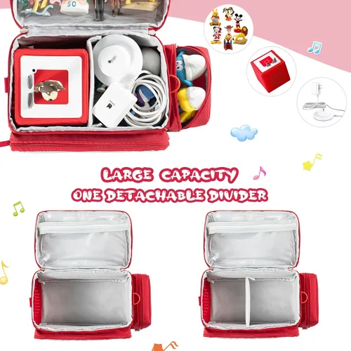 Miniatura 4 de Bolsa de transporte SFYBYHEART compatible con el juego de iniciación Toniebox, figuras Tonis, personajes Tonis, lindo estuche Tony, almacenamiento