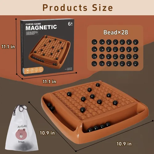 Miniatura 6 de Juego de imán, juegos familiares para niños y adultos, juegos de mesa para niños de 8 a 12 años, juegos magnéticos ideales para la noche