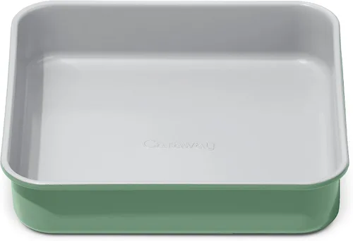 Miniatura 11 de Caraway Sartén Cuadrada de Cerámica Antiadherente de 9" - Revestimiento de Cerámica Naturalmente Deslizante - No Tóxico, Libre de PTFE y PFOA
