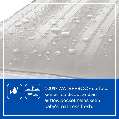 Miniatura 4 de Soja Sealy de espuma para el niño / pequeño colchón de cuna, espuma hipoalergénica de soja, firma adicional, cubierta impermeable durable, ligera