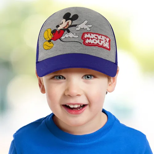 Miniatura 2 de Disney Boys Baseball Cap Mickey Mouse Adjustable Toddler Hat Ages 2-4 Or Boy Hats for Kids Ages 4-7