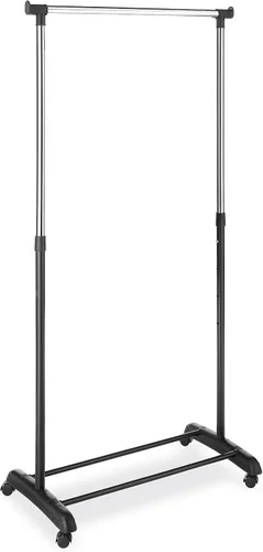 Miniatura 8 de Estante ajustable para prendas de Whitmor, 6024-3539, colección blanca Negro y cromo - 18.5 x 33 x 66 pulgadas