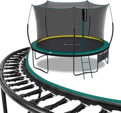 Miniatura 14 de SkyBound Trampolín sin Resortes de 14 PIES 12 PIES 10 PIES 8 PIES 6 PIES para Niños y Adultos - Trampolines Recreativos con Revestimiento