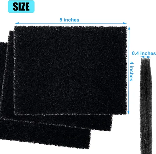 Miniatura 5 de Paquete de 12 recambios de filtro absorbente de olores para Home Zone Living Kitchen Basurero, desodorante de carbón activado compatible