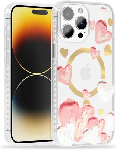 Miniatura 68 de SCORPIFY Funda para iPhone 15 Pro Max [Compatible con MagSafe] con Diseño de Estampado de Leopardo Guepardo Negro Mate, Linda Funda Magnética