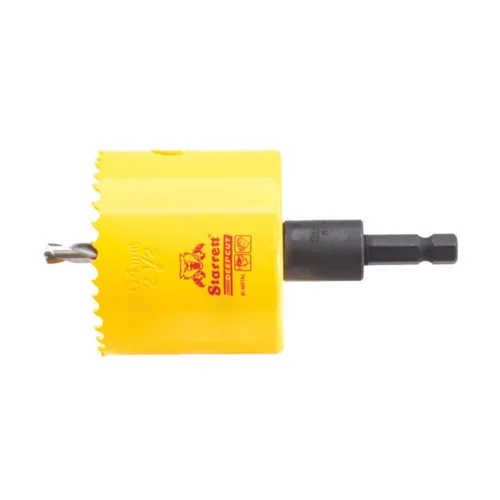 Miniatura 11 de Starrett DCH0136-G - Sierra perforadora bimetálica de corte profundo con dientes HSS resistentes a la abrasión - Ideal para cortar metal, acero