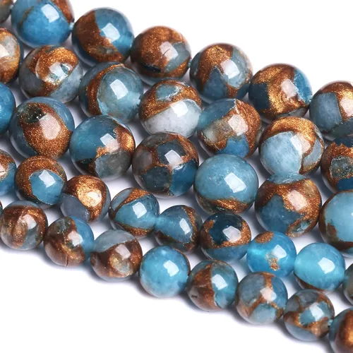 Miniatura 20 de 88 cuentas de cuarzo rutilado dorado de piedra natural de 4MM (5/32 de pulgada), gemas de grado 2A, cristal semiprecioso de actinolita, cuentas