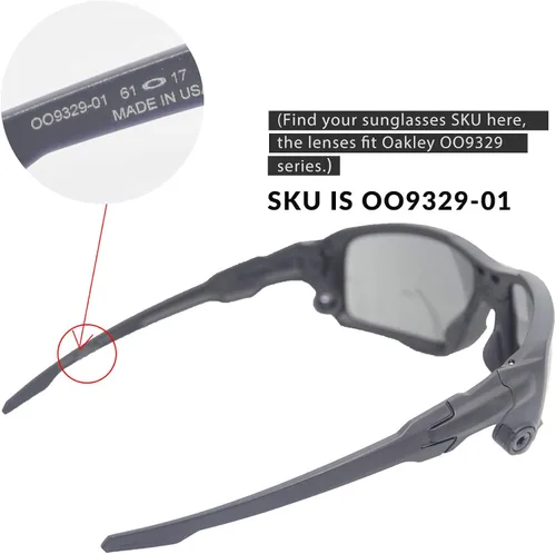 Miniatura 6 de Walleva - Lentes de repuesto para gafas de sol Oakley Shocktube