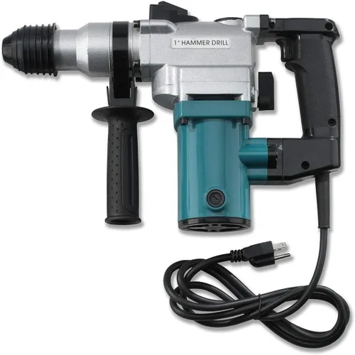 Miniatura 3 de 1" eléctrico rotatorio roto martillo taladro SDS hormigón cincel kit w/bits nuevo