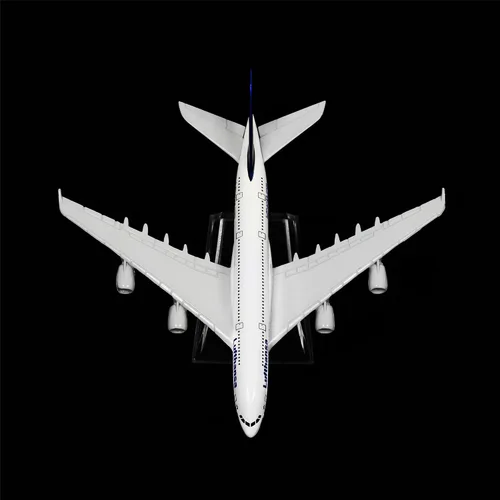 Miniatura 3 de 24-Hours Alemania Deutsche Lufthansa AG A380 Modelo de aleación de metal sólido Aeronave