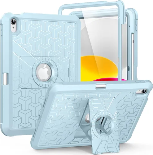 Miniatura 18 de MoKo Funda para iPad (A16) de 11ª/10ª generación 2025/2022, resistente a prueba de golpes, doble capa protectora de cuerpo completo, protector