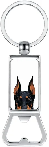 Miniatura 25 de WIRESTER Llavero de metal para abrebotellas, abrebotellas de cerveza, llavero para cocina, bar, restaurante, fácil de llevar, gato negro Bombay