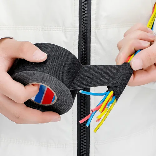 Miniatura 6 de Outus Cinta de Tela para Arnés de Cables Eléctricos Tesa Tape Arnés de Conductos de Cables Automotriz Cinta de Tela Resistente al Calor