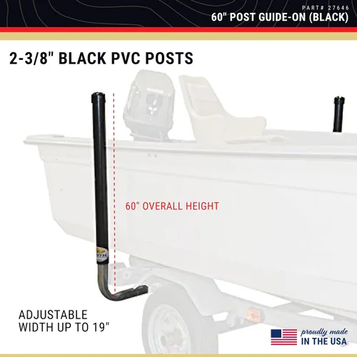 Miniatura 3 de CE Smith - Poste guía para remolque en caja de PVC - Accesorios y piezas de repuesto resistentes para remolque de barco