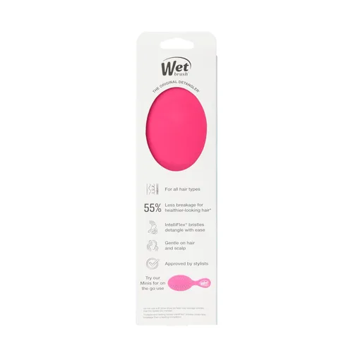 Miniatura 12 de Cepillo de pelo Wet Brush, cepillo desenredante original (rosa) - cepillo para cabello húmedo y seco sin enredos para mujeres y hombres - sin