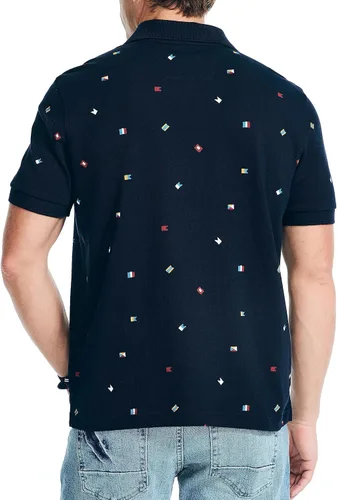Miniatura 2 de Nautica Men's Classic Fit Printed Deck Polo