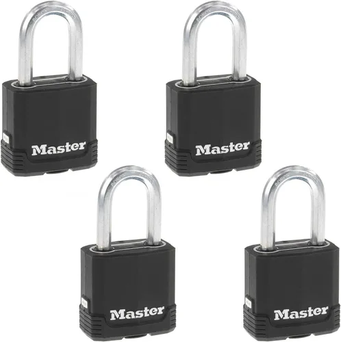 Miniatura 9 de Master Lock Magnum - Candado resistente para exterior de alta resistencia con llave, cuerpo resistente a la intemperie y grillete resistente a