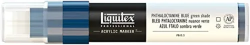 Miniatura 55 de Rotuladores de pintura Liquitex Professional, de punta ancha, Verde fosforescente, 8mm Verde fluorescente