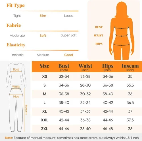 Miniatura 6 de Long Johns - Conjunto de ropa interior térmica con forro polar para mujer, ropa interior larga cálida, capa base, clima frío