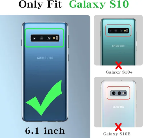 Miniatura 2 de Para Samsung Galaxy S10 Caja Del Teléfono (6.1 Pulgadas) - Verde