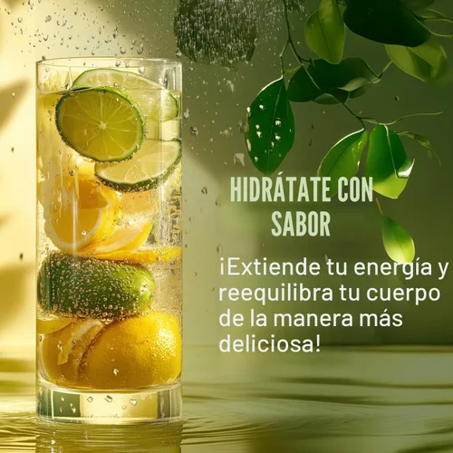 Miniatura 4 de Paquetes de polvo de electrolitos de limón y lima FlavCity - 28 paquetes de hidratación - Sin azúcar añadida - Polvo de hidratación con fruta real