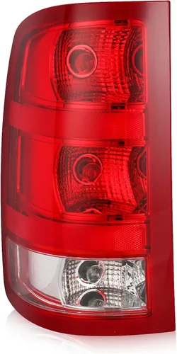 Conjunto de luz trasera compatible con GMC Sierra 1500 2500HD 3500HD 2007-2013 estilo fábrica Pickup Truck luces traseras de freno de repuesto OE,