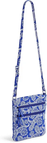 Miniatura 3 de Vera Bradley Cotton Collegiate Triple Zip Hipster Crossbody Purse (Multiple Teams Available)