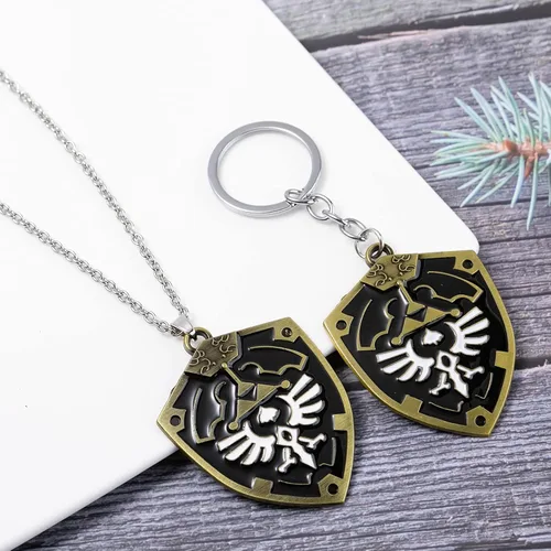 Miniatura 2 de Winssigma The Legend of Zelda - Juego de joyas de collar inspirado en la leyenda de Zelda para fanáticos Zinc No es una piedra preciosa