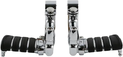 Miniatura 39 de TCT-MOTORPARTS Soportes de clavijas de pie de barra de carretera negro para Harley Touring 22/25/32/1.378 in