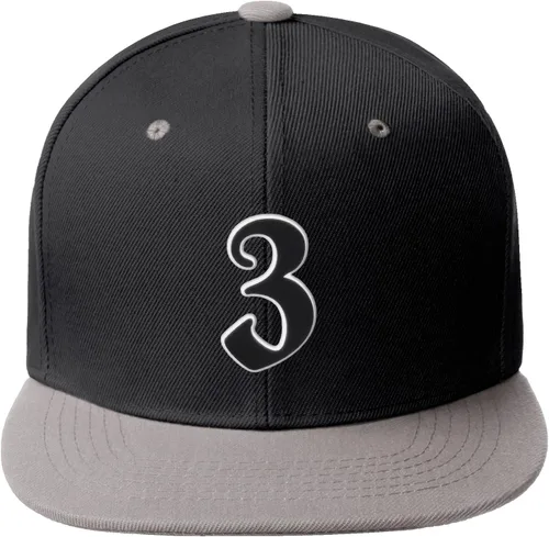 Miniatura 204 de Daxton Gorra clásica con visera de billete plano con letras del alfabeto inglés antiguo de la A a la Z