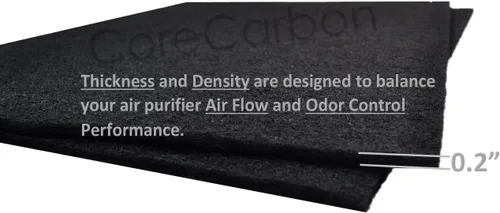 Miniatura 5 de Paquete de 8 prefiltros de carbono de ajuste exacto diseñado para adaptarse a los modelos de purificador de aire Honeywell HPA100, HA090, HPA090
