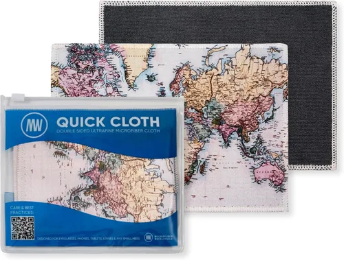 Miniatura 23 de Quick Cloth - Paños de limpieza de lentes de microfibra de 8 x 8 pulgadas, astrología, 1 paquete con funda, limpiador de lentes de doble cara